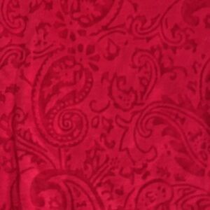 Infinity red paisley scarf, very soft